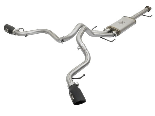 aFe MACH Force-Xp 3in - 2.5in SS Cat-Back Dual Exhaust w/Black Tips 07-14 Toyota FJ Cruiser 4.0L Precision R