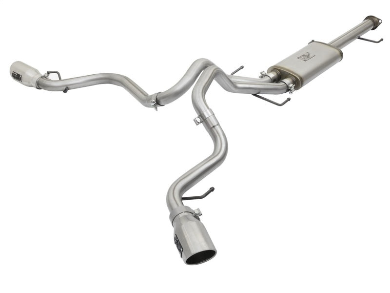 aFe MACH Force-Xp 3in - 2.5in SS Cat-Back Dual Exhaust w/Polished Tips 07-14 Toyota FJ Cruiser 4.0L Precision R