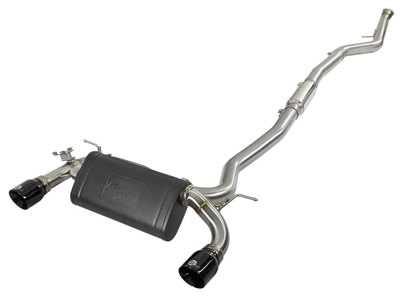 aFe MACH Force-Xp 3in 304 SS Cat-Back Exhaust w/ Black Tips 12-15 BMW 335i (F30) L6 3.0L (t) N55 Precision R