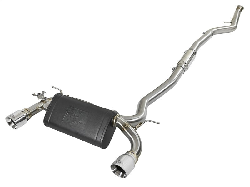 aFe MACH Force-Xp 3in 304 SS Cat-Back Exhaust w/Polished Tips 12-15 BMW 335i (F30) L6 3.0L (t) N55 Precision R