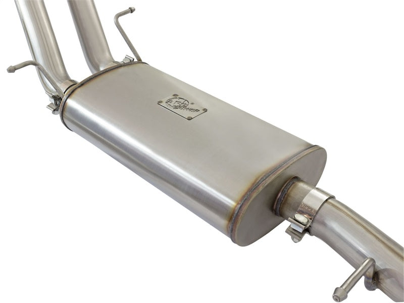 aFe MACH Force-Xp 3in CB SS Dual Exhaust w/Polished Tips 09-16 GM Silverado/Sierra 4.3L/4.8L/5.3L Precision R