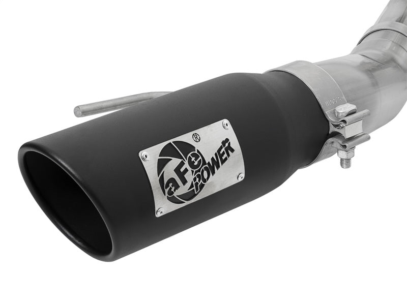 aFe MACH Force-Xp 3in to 3-1/2in 304 SS Cat-Back Exhaust w/Black Tip 17-18 Ford F-150 Raptor V6 3.5L Precision R