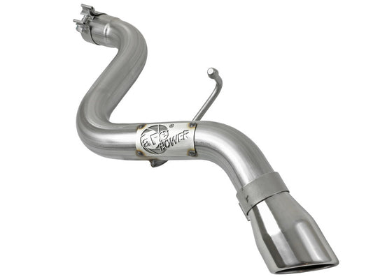 aFe MACH Force-Xp Axle-Back Exhaust System w/Polished Tip 18-20 Jeep Wrangler L4-2.0T / V6-3.6L Precision R