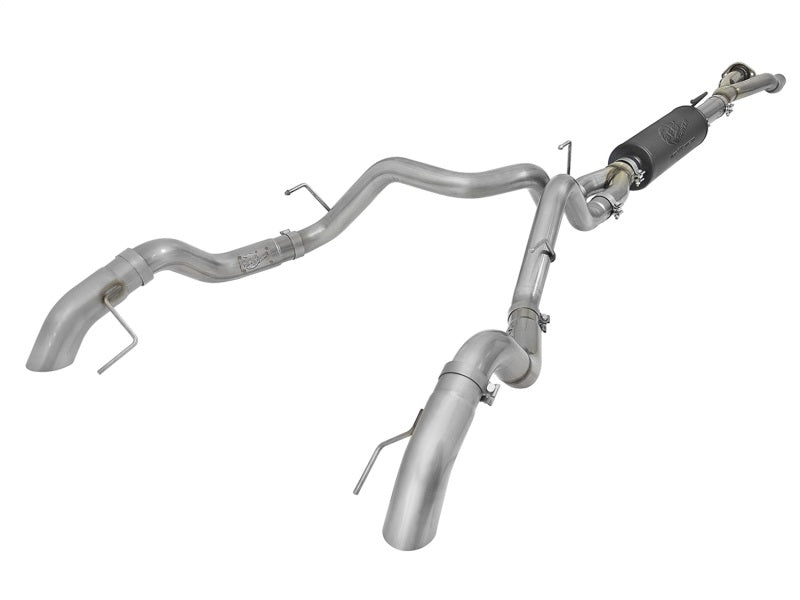 aFe MACH Force-Xp Cat-Back Exhaust w/Dual Hi-Tuck Tips 17-18 Ford F-150 Raptor V6-3.5L (tt) Precision R