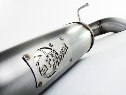 aFe MACHForce XP 07-17 Jeep Wrangler V6-3.6/3.8L 409 SS 2.5in Axle-Back Exhaust Precision R