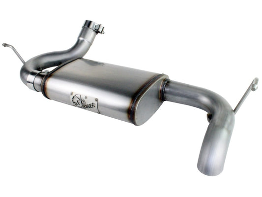 aFe MACHForce XP 07-17 Jeep Wrangler V6-3.6/3.8L 409 SS 2.5in Axle-Back Exhaust Precision R