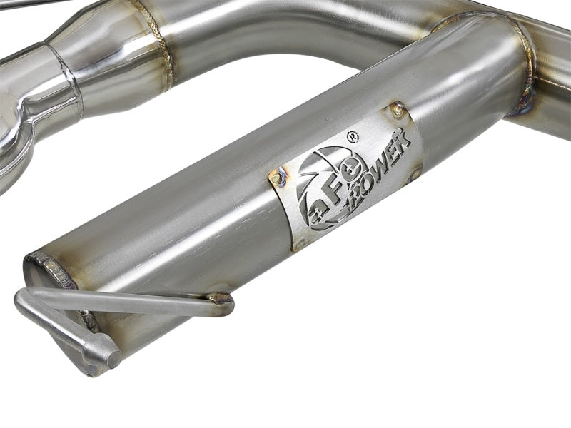 aFe MACHForce XP 08-13 BMW 135i L6-2.0L N54/N55 3in. 304 SS Axle-Back Exhaust w/Polished Tips Precision R