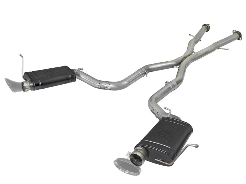 aFe MACHForce XP 12-17 Jeep Grand Cherokee WK2 SRT8 V8-6.4L 304SS Cat-Back Exhaust w/o Resonator Precision R