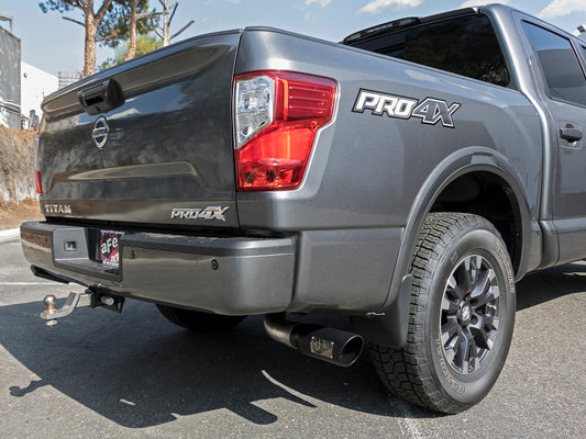 aFe MACHForce XP 2.5in Cat-Back Exhaust System w/ Black Tip Nissan Frontier 17-19 V8-5.6L Precision R