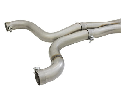 aFe MACHForce XP 3in 304 SS Axle-Back Exhaust Dual Exhaust (NPP) w/ Black Tips 16-17 Camaro SS V8 Precision R