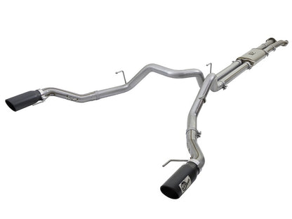 aFe MACHForce XP 3in 409-SS Exhaust Cat-Back 2017 Ford F-150 Raptor V6-3.5L (tt) w/ Black Tip Precision R