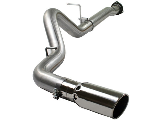 aFe MACHForce XP 4in DPF-Back SS Exhaust 5/07-10 GM Diesel Trucks V8-6.6L (td) LMM Precision R