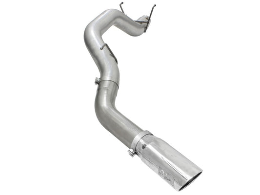 aFe MACHForce XP 5in DPF-Back SS Exht Dodge RAM 13-14 6.7L (td) Mega Cab w/ Polished Tip Precision R