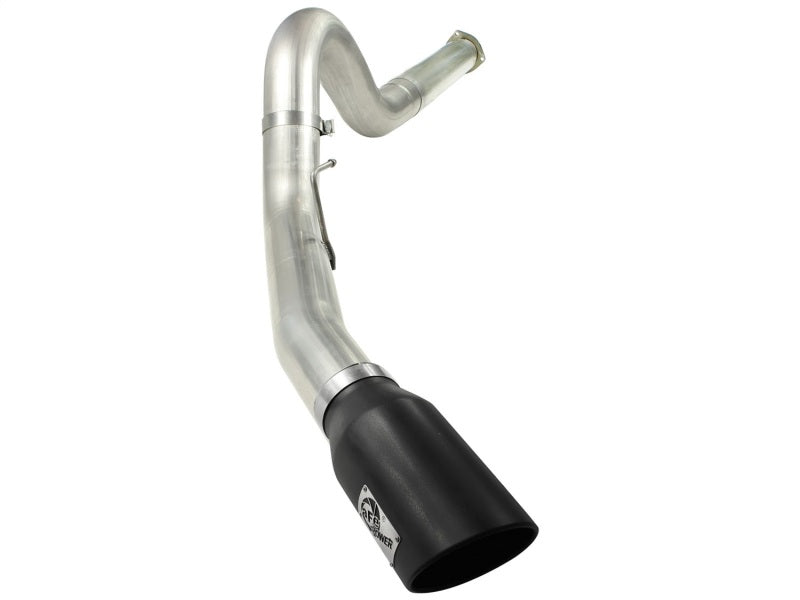 aFe MACHForce XP 5in DPF-Back Stainless Steel Exhaust , Blk,Ford Diesel Trucks 11-14 V8-6.7L td Precision R