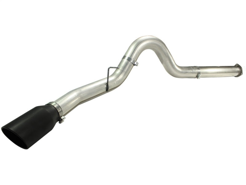 aFe MACHForce XP 5in DPF-Back Stainless Steel Exhaust , Blk,Ford Diesel Trucks 11-14 V8-6.7L td Precision R