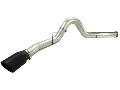 aFe MACHForce XP 5in DPF-Back Stainless Steel Exhaust , Blk,Ford Diesel Trucks 11-14 V8-6.7L td Precision R