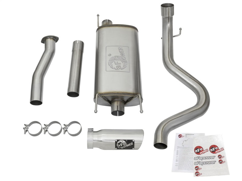 aFe MACHForce XP Cat-Back SS Exhaust w/ Polished Tips 16 Toyota Tacoma V6-3.5L Precision R