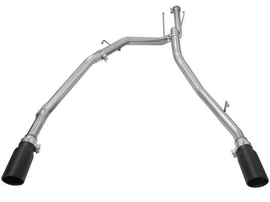 aFe MACHForce XP DPF-Back Exhaust 2.5in SS with Black Tips 2014 Dodge Ram 1500 V6 3.0L EcoDiesel Precision R