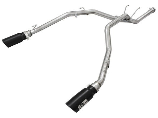 aFe MACHForce XP DPF-Back Exhaust 2.5in SS with Black Tips 2014 Dodge Ram 1500 V6 3.0L EcoDiesel Precision R