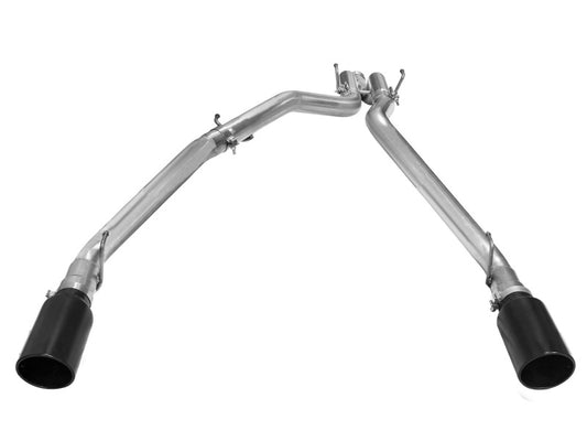 aFe MACHForce XP DPF-Back Exhaust 3in SS w/ 5in Black Tips 2014 Dodge Ram 1500 V6 3.0L EcoDiesel Precision R