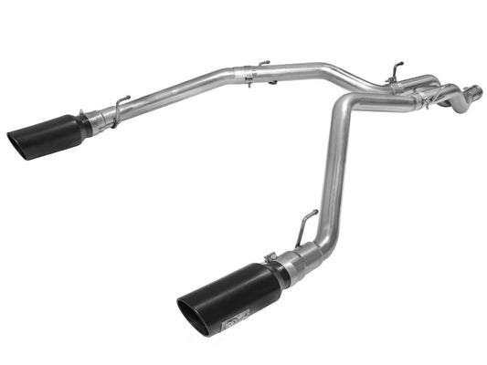 aFe MACHForce XP DPF-Back Exhaust 3in SS w/ 5in Black Tips 2014 Dodge Ram 1500 V6 3.0L EcoDiesel Precision R