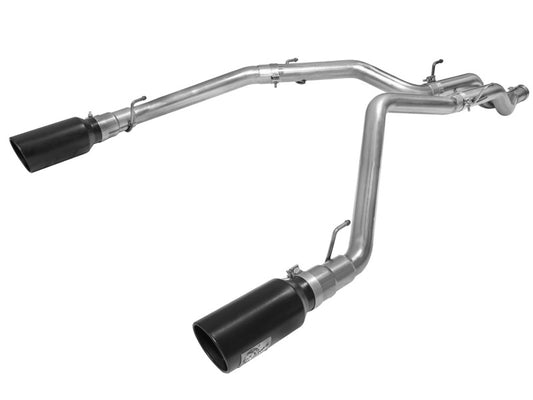 aFe MACHForce XP DPF-Back Exhaust 3in SS w/ 6in Black Tips 2014 Dodge Ram 1500 V6 3.0L EcoDiesel Precision R