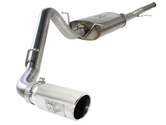 aFe MACHForce XP Exh CB,Stainless steel GM Silverado/Sierra 1500 2014 V*-5.3/6.2L Polished tip Precision R