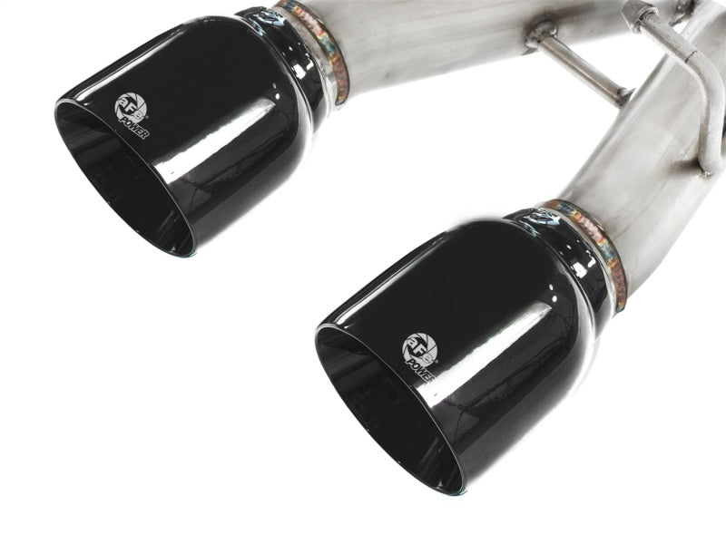 aFe MACHForce XP Exhaust 304SS Cat-Back w/ BlackTips 2008 VW Golf R32 V5 3.2L Precision R