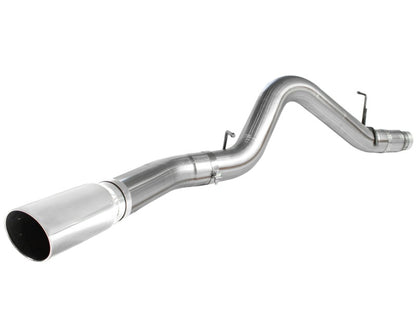 aFe MACHForce XP Exhaust 5in DPF-Back SS 11-13 GM Diesel Trucks V8-6.6L (td) (LML) (Pol Tip) Precision R