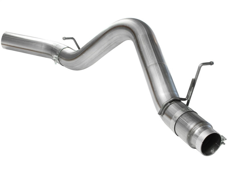 aFe MACHForce XP Exhaust 5in DPF-Back SS 11-13 GM Diesel Trucks V8-6.6L (td) (LML) Precision R