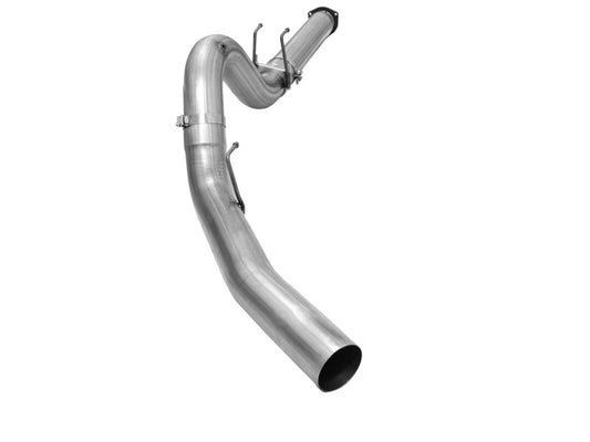 aFe MACHForce XP Exhaust 5in DPF-Back Stainless Steel Exhaust 2015 Ford Turbo Diesel V8 6.7L No Tip Precision R