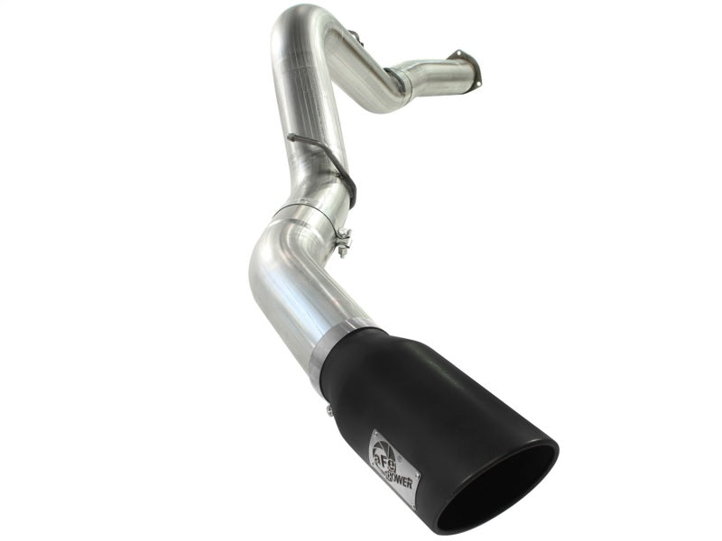 aFe MACHForce XP Exhaust 5in DPF-Black, GM Diesel Trucks 07.5-10 V8-6.6L 9(td) LMM Precision R