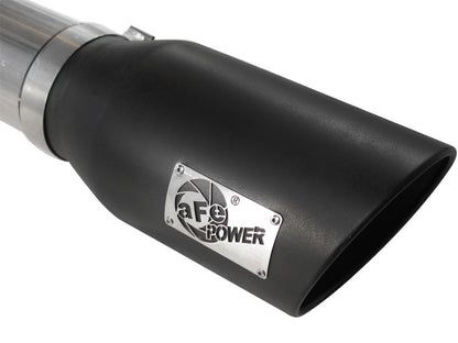 aFe MACHForce XP Exhaust 5in DPF-Black, GM Diesel Trucks 07.5-10 V8-6.6L 9(td) LMM Precision R