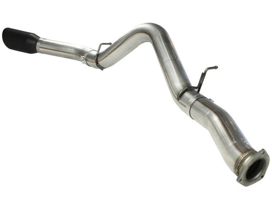 aFe MACHForce XP Exhaust 5in DPF-Black, GM Diesel Trucks 07.5-10 V8-6.6L 9(td) LMM Precision R