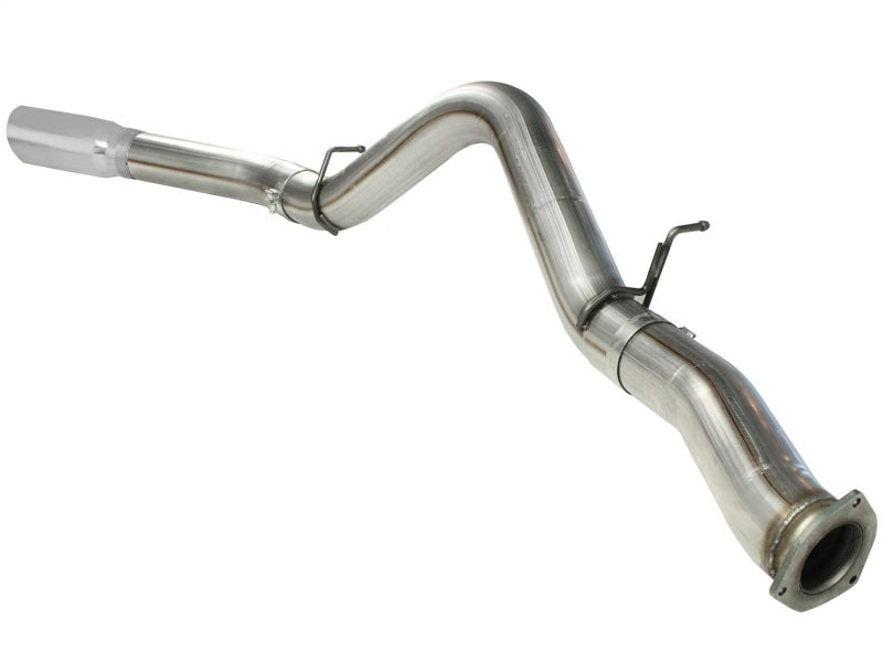 aFe MACHForce XP Exhaust 5in DPF-Polished, GM Diesel Trucks 07.5-10 V8-6.6L 9(td) LMM Precision R