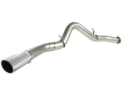 aFe MACHForce XP Exhaust 5in DPF-Polished, GM Diesel Trucks 07.5-10 V8-6.6L 9(td) LMM Precision R