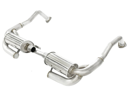 aFe MACHForce XP Exhaust Cat-Back 2in SS-304 Cat-Back Exhaust for 05-08 Porsche Boxster S (987.1) H6 Precision R