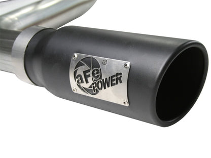 aFe MACHForce XP Exhaust Cat-Back SS-409 07-09 Toyota Tundra V8-5.7L w/ Black Tip Precision R