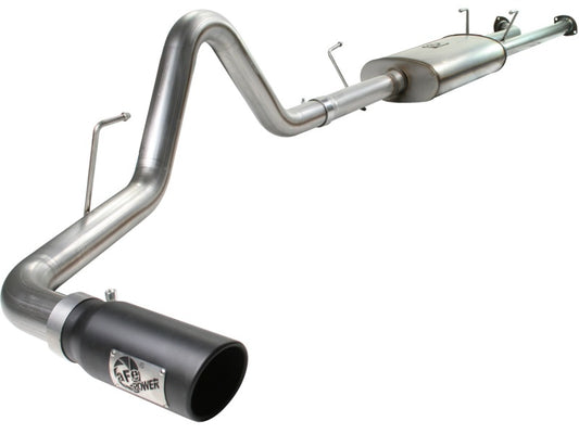 aFe MACHForce XP Exhaust Cat-Back SS-409 07-09 Toyota Tundra V8-5.7L w/ Black Tip Precision R