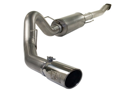 aFe MACHForce XP Exhaust Cat-Back SS-409 4in Polished Tip 11-12 Ford F-150 EcoBoost V6-3.5L (tt) Precision R