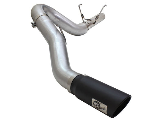 aFe MACHForce XP Exhaust Large Bore 5in DPF-Back Alu. 13-15 Dodge Trucks L6-6.7L (td) *Black Tip Precision R