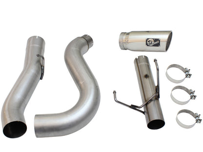 aFe MACHForce XP Exhaust Large Bore 5in DPF-Back Alu. 13-15 Dodge Trucks L6-6.7L (td) *Polish Tip Precision R