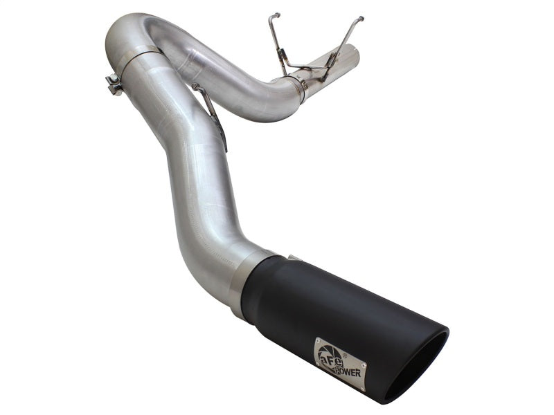 aFe MACHForce XP Exhaust Large Bore 5in DPF-Back SS 13-15 Dodge Trucks L6-6.7L (td) *Black Tip Precision R