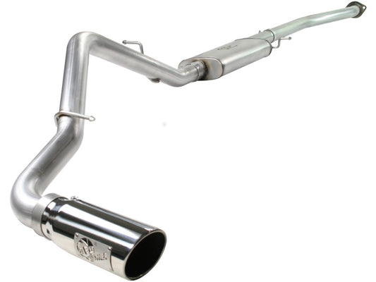 aFe MACHForce XP Exhaust SS-409 Cat-Back w/ 304SS Polished Tip 04-07 GM Trucks 1500 V6/V8 Precision R