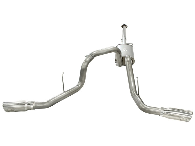 aFe MACHForce XP Exhausts 3inSS Dual Side Exit Cat-Back 11-14 Ford F150 Ecoboost V6-3.5L (TT) Precision R