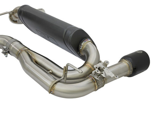 aFe MACHForce XP Exhausts Axle-Back 12-15 BMW 335i 3.0T (SS w/Black Tips) Precision R