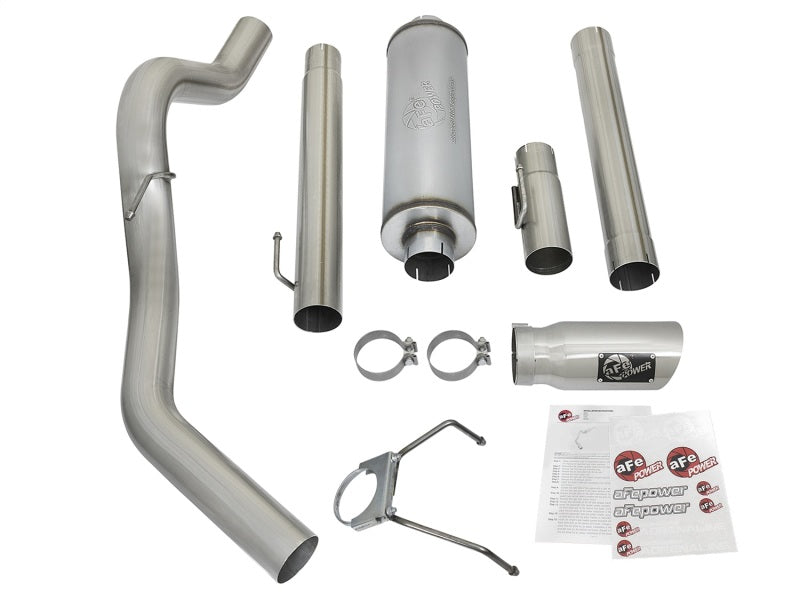 aFe MACHForce XP Exhausts Cat-Back SS-409 EXH CB Dodge Diesel Trucks 03-04 L6-5.9L (td) Precision R