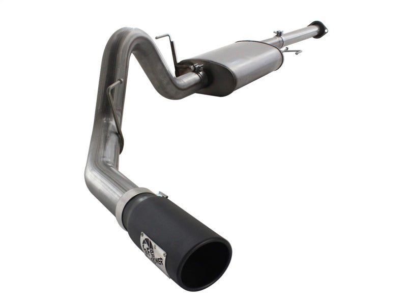 aFe MACHForce XP Exhausts Cat-Back SS 409 EXH Wrinkle Black CB Ford F-150 11-12 V6-3.5L (tt) Precision R