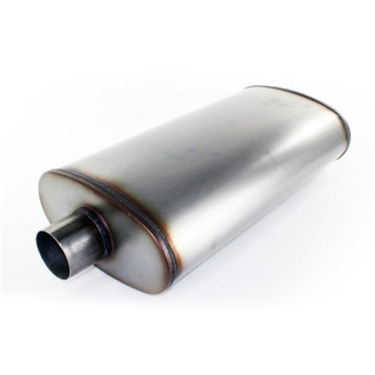 aFe MACHForce XP Exhausts Mufflers SS-409 EXH Muffler 3In/Out 5x11 Body Brushed Precision R