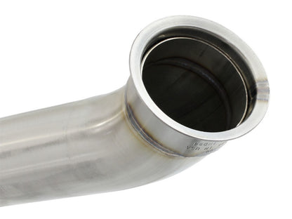 aFe MACHForce XP SS-304 Black Tip 2.5in Dia Cat Back Exhaust 12-14 BMW 335i (F30) 3.0L (t) Precision R